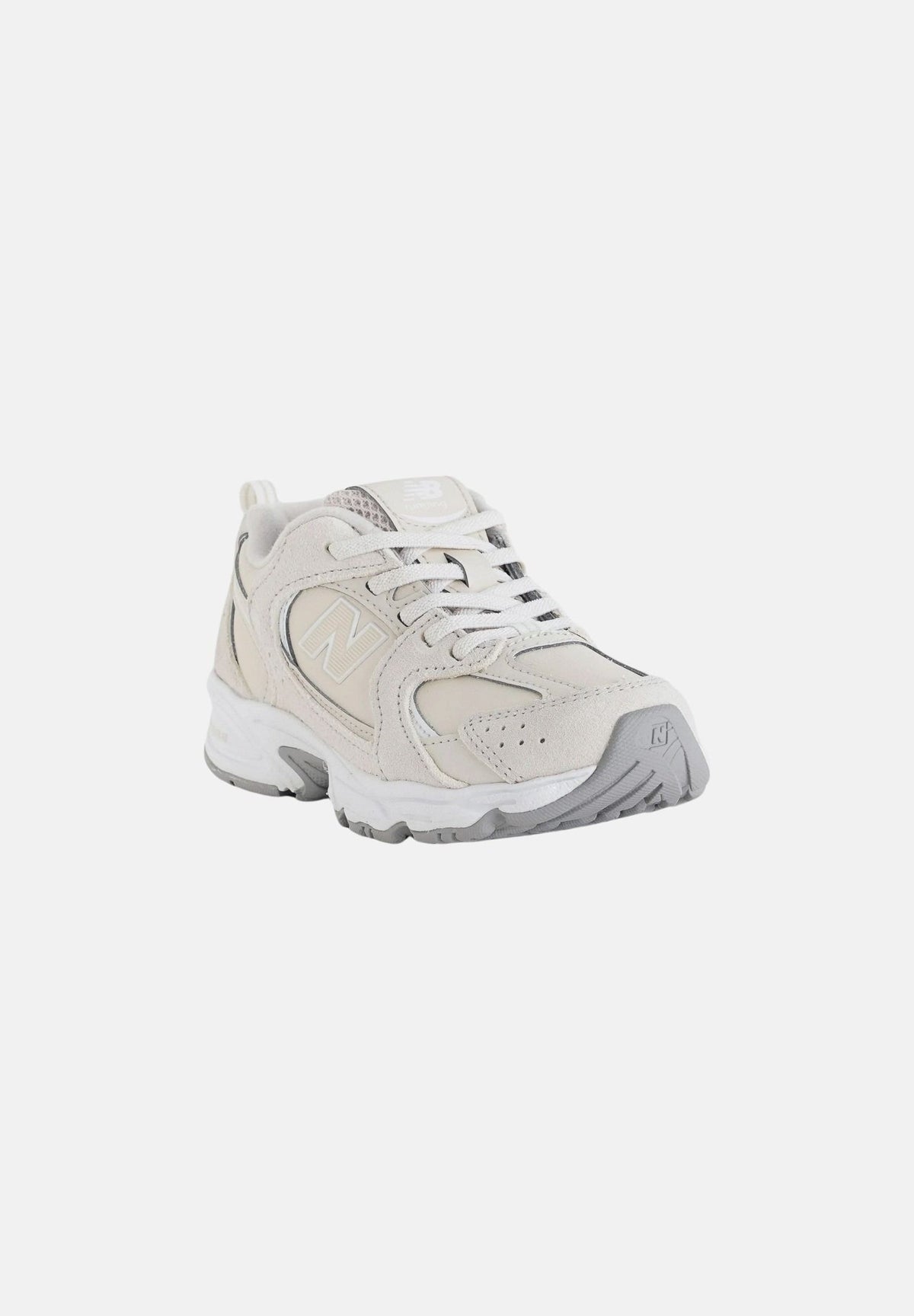 NEW BALANCE Sneakers 530 BUNGEE LACE ecrù panna e beige chiaro per bambino e bambina P53052J . NEW BALANCE 