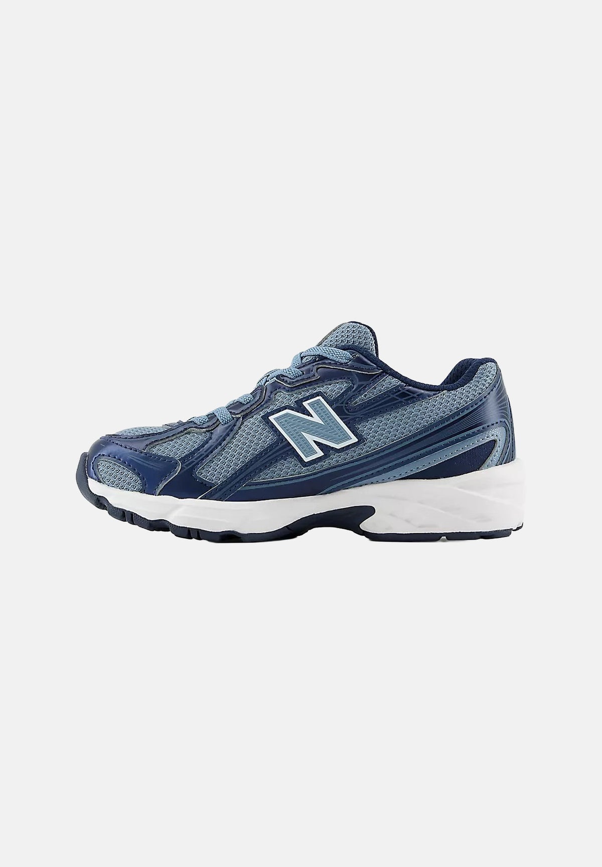 NEW BALANCE Sneakers 740 BUNGEE LACE blu-navy per bambino e bambina P7401VK . NEW BALANCE 