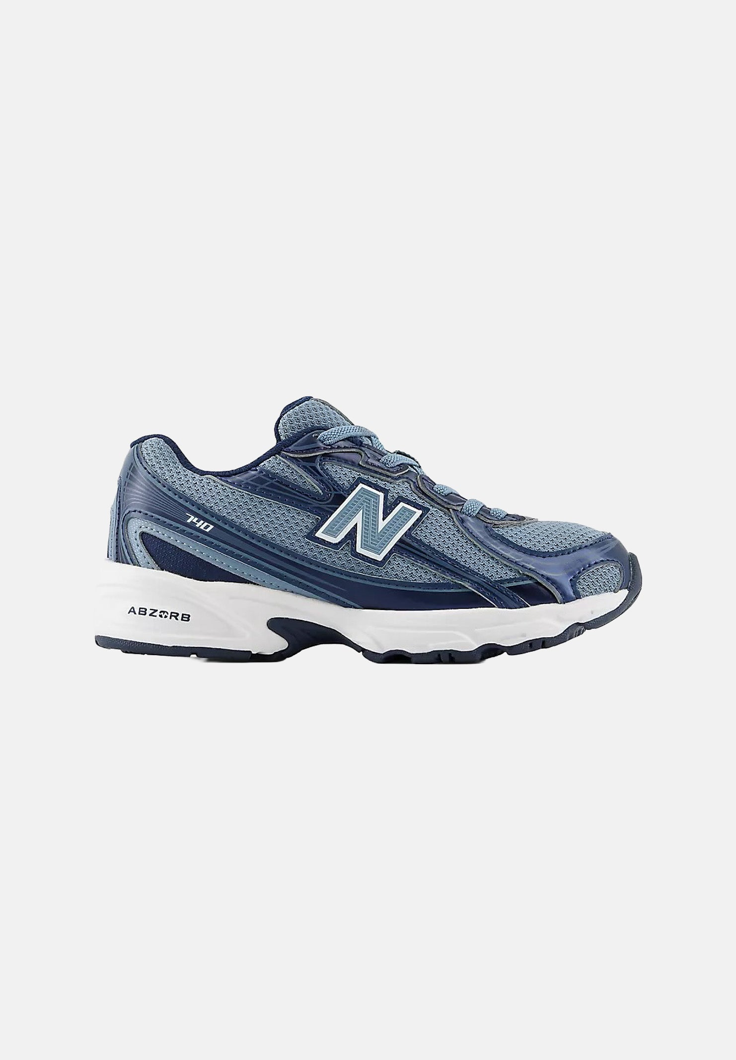 NEW BALANCE Sneakers 740 BUNGEE LACE blu-navy per bambino e bambina P7401VK . NEW BALANCE 