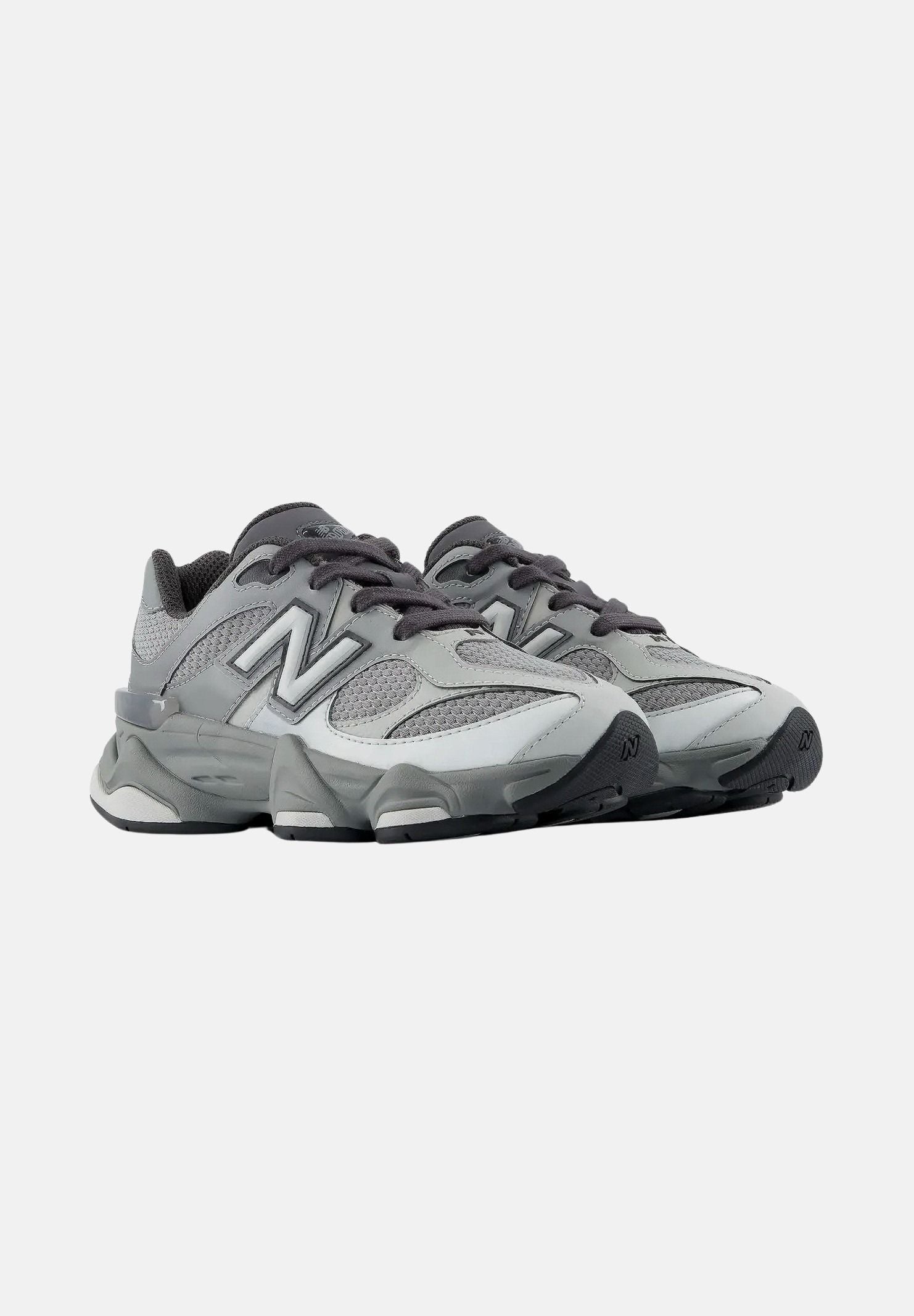 NEW BALANCE Sneakers 9060 LACE KIDS Slate Grey with Harbor Grey, grigio, bambino e bambina P906033P . NEW BALANCE 