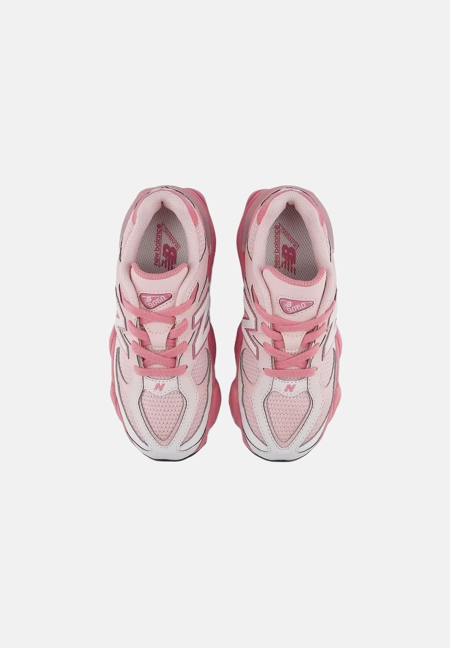 NEW BALANCE Sneakers 9060 LACE salt pink rosa da bambina P90605SP . NEW BALANCE 