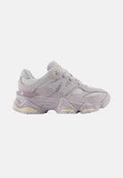 NEW BALANCE Sneakers 9060 LACE Horizon Grey with Calcium, grigio chiaro e lilla da  bambina P90608D9 . NEW BALANCE 