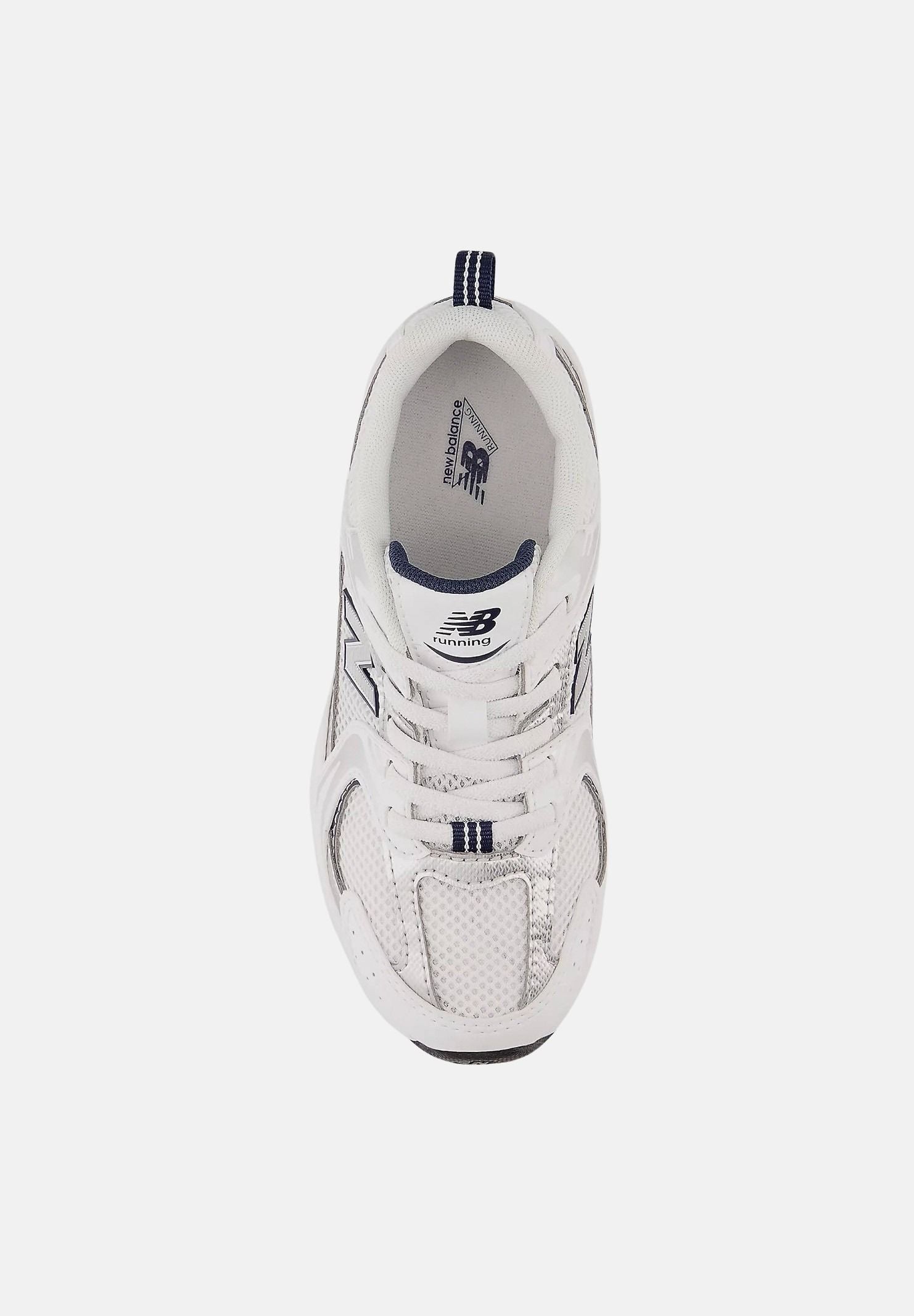 NEW BALANCE Sneakers 530 Bungee bianche per bambino e bambina PZ530SB1 . NEW BALANCE 