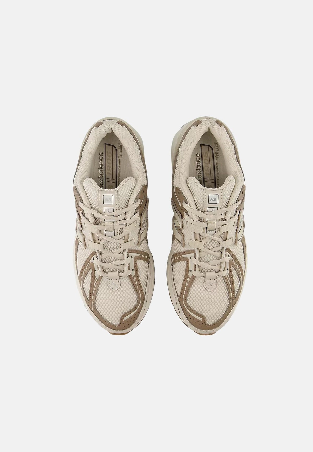 NEW BALANCE Sneakers 1906R Moonbeam-Mushroom beige chiaro e marrone fungo per uomo e donna U19069FG . NEW BALANCE 