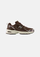 NEW BALANCE Sneakers 530 marrone e beige per uomo e donna in pelle scamosciata U530MLA . NEW BALANCE 