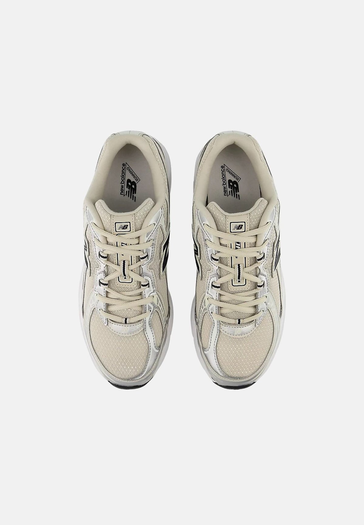 NEW BALANCE Sneakers 740 beige chiaro e nero per uomo e donna U7406KY . NEW BALANCE 