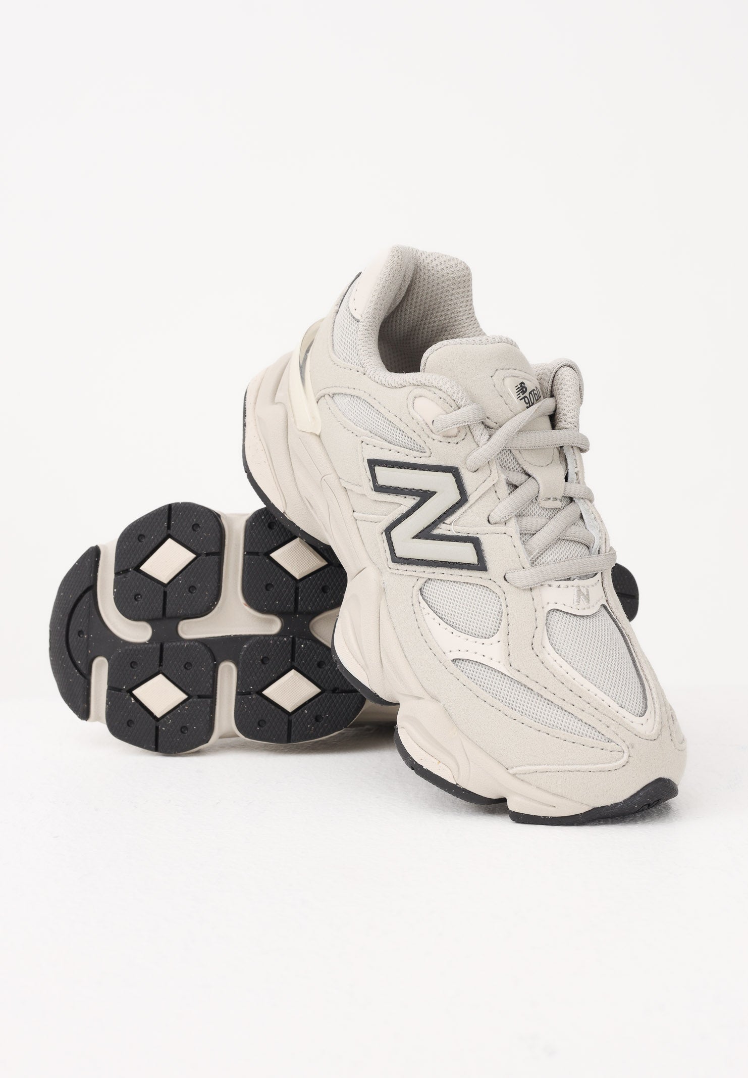 NEW BALANCE Sneakers 9060 Lace panna da  bambino e bambina P9060445 . NEW BALANCE 