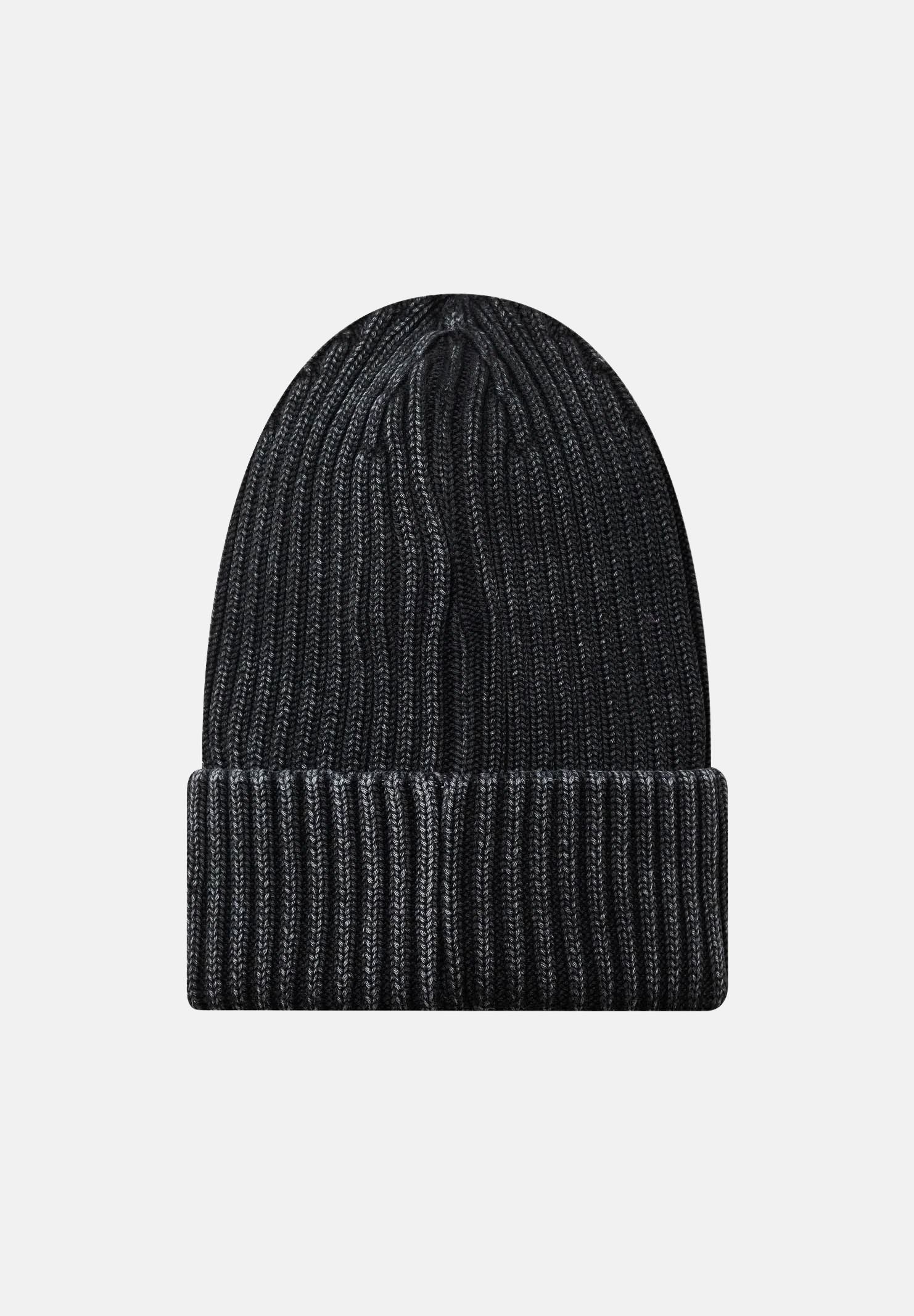 NEW ERA Berretto MLB WASHED NEW YORK YANKEES Black nero per  uomo e  donna, in maglia acrilica effetto lavato, con risvolto e logo NY ricamato.<BR/> 60691189 . NEW ERA 