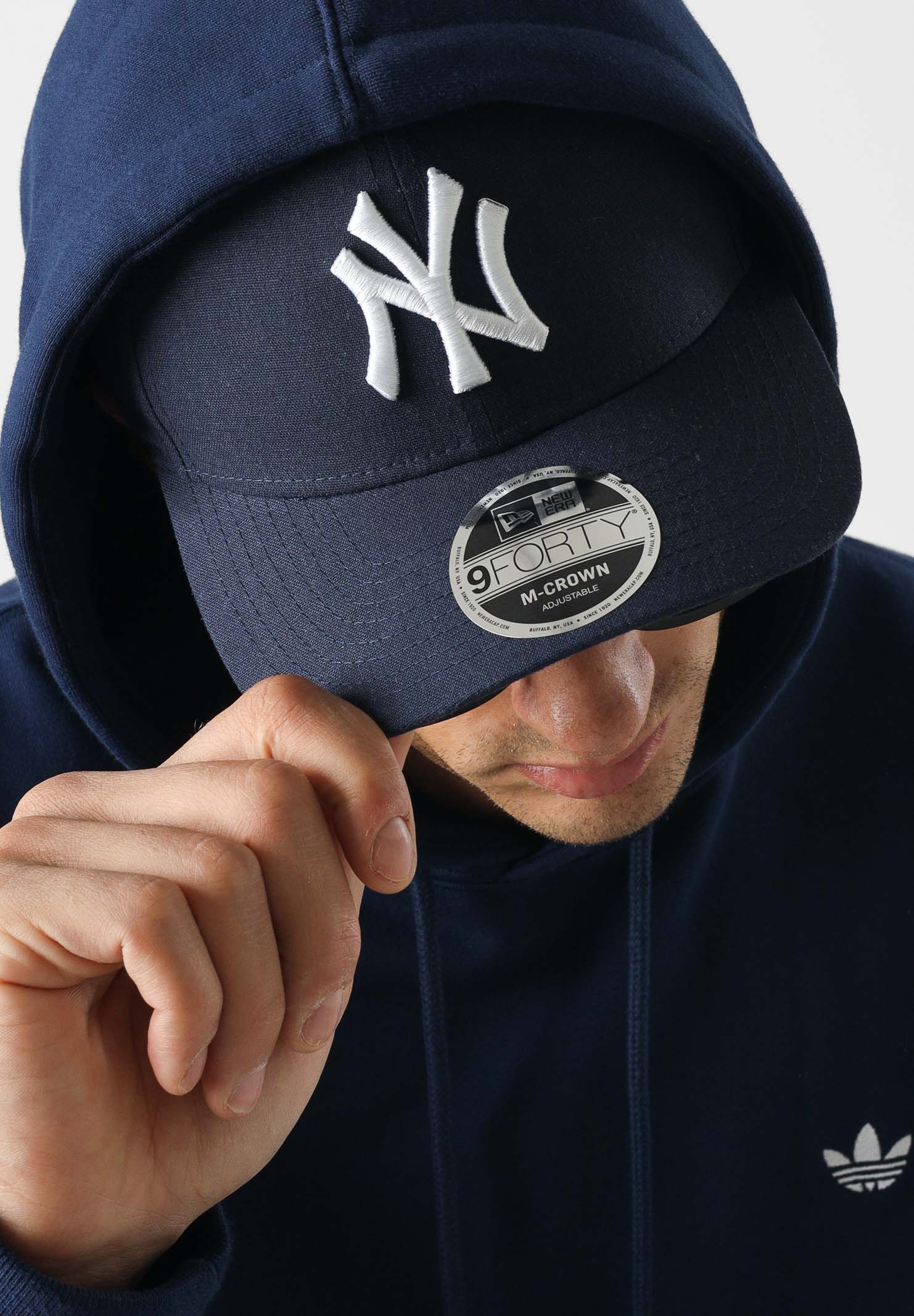 NEW ERA Cappello con visiera 9FORTY M-Crown New York Yankees MLB Linen blu per uomo e donna 60856291 . NEW ERA 