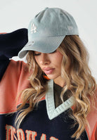 NEW ERA Cappello con visiera 9TWENTY A-Frame LA Dodgers MLB in denim per uomo e donna 60856319 . NEW ERA 