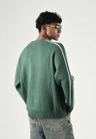 NEW ERA Maglione girocollo MLB KNIT SWEATER LA DODGERS verde scuro per uomo e donna 60897389 . NEW ERA 