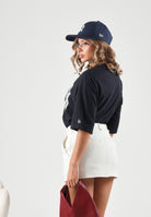 NEW ERA T-shirt manica corta NEW YORK YANKEES GRAPHIC navy, blu  per uomo e donna 60897425 . NEW ERA 