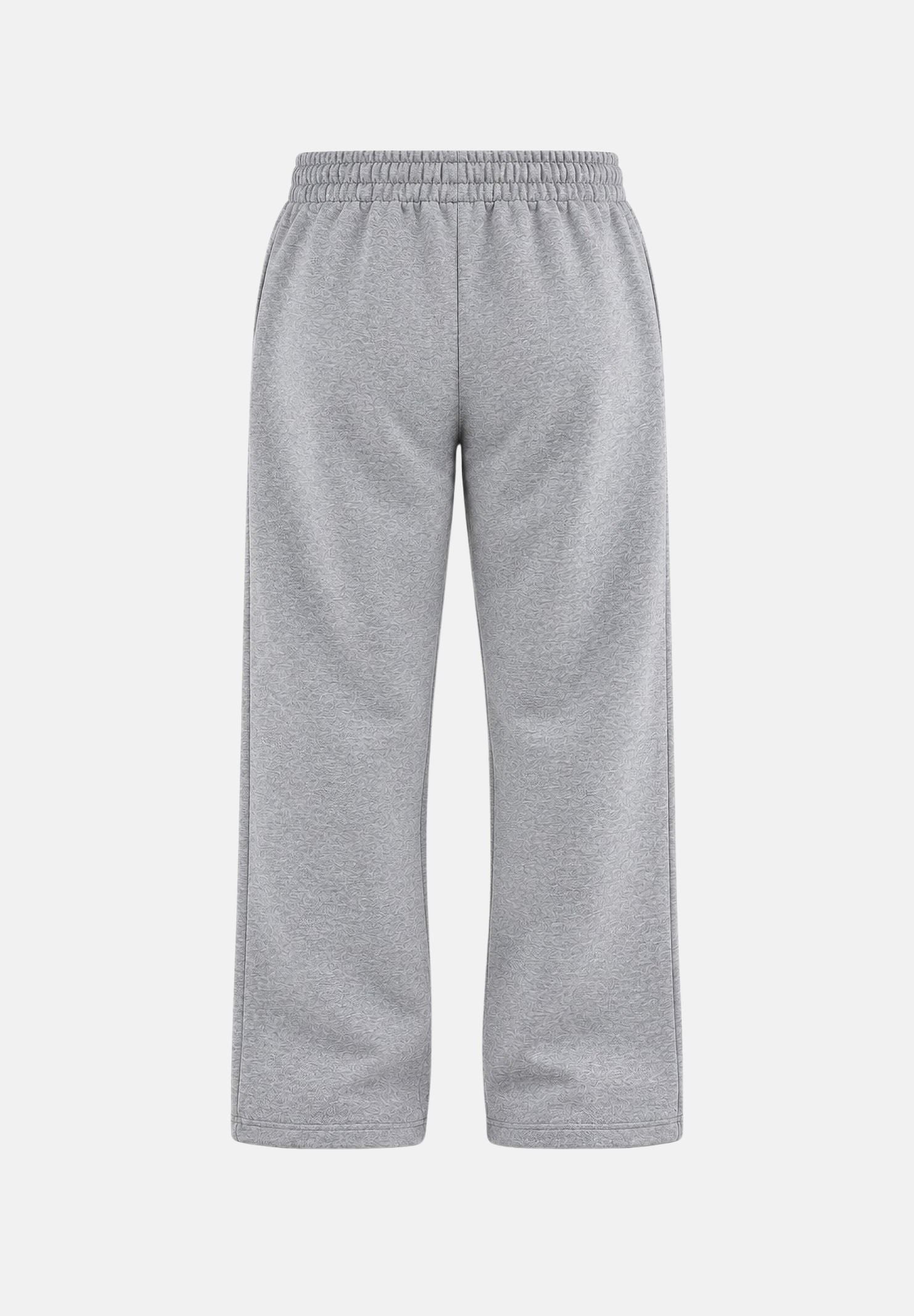 NEW ERA Pantaloni STRAIGHT LEG NY YANKEES MLB Grey grigio mélange uomo donna, in cotone, con gamba dritta, coulisse e logo NY. 60897467 . NEW ERA 