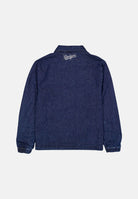 NEW ERA Giubbotto di jeans denim scuro per uomo e donna con logo iconico laterale 60897492 . NEW ERA 