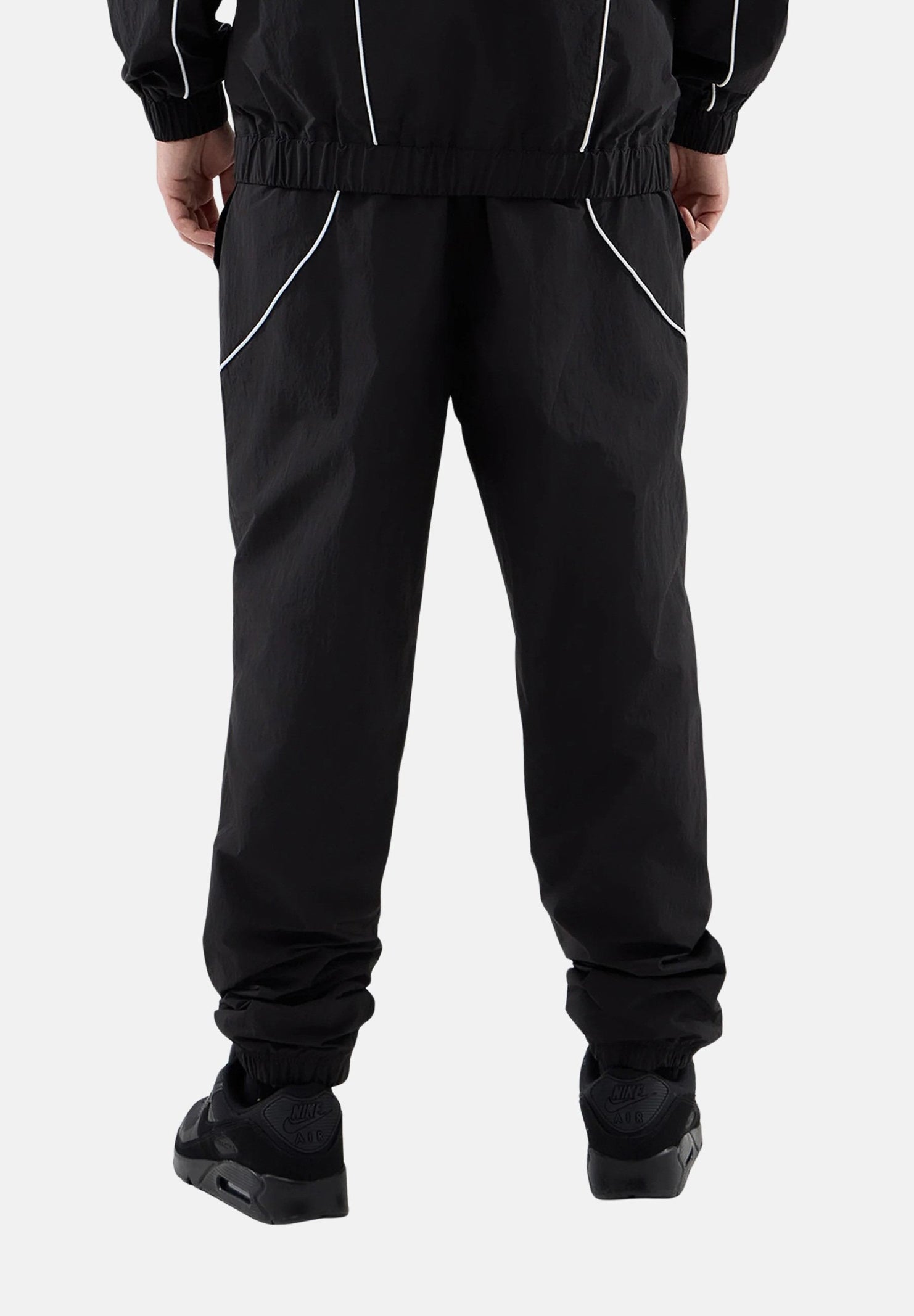 NEW ERA Pantaloni sportivi nero scuro per uomo e donna con mini logo laterale 60897501 . NEW ERA 