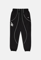 NEW ERA Pantaloni sportivi nero scuro per uomo e donna con mini logo laterale 60897501 . NEW ERA 