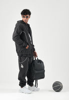NEW ERA Pantaloni sportivi nero scuro per uomo e donna con mini logo laterale. 60897501 . NEW ERA 