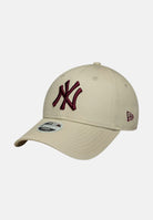 NEW ERA Cappello NEW YORK YANKEES 9FORTY Stone beige per uomo e donna con logo NY ricamato a contrasto. 60915726 . NEW ERA 