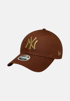 NEW ERA Cappello con visiera 9FORTY NEW YORK YANKEES MLB METALLIC marrone per uomo e donna 60915780 . NEW ERA 