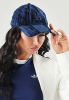 NEW ERA Cappello con visiera 9FORTY LA DODGERS VELVET navy per donna in morbido velluto a coste 60915796 . NEW ERA 