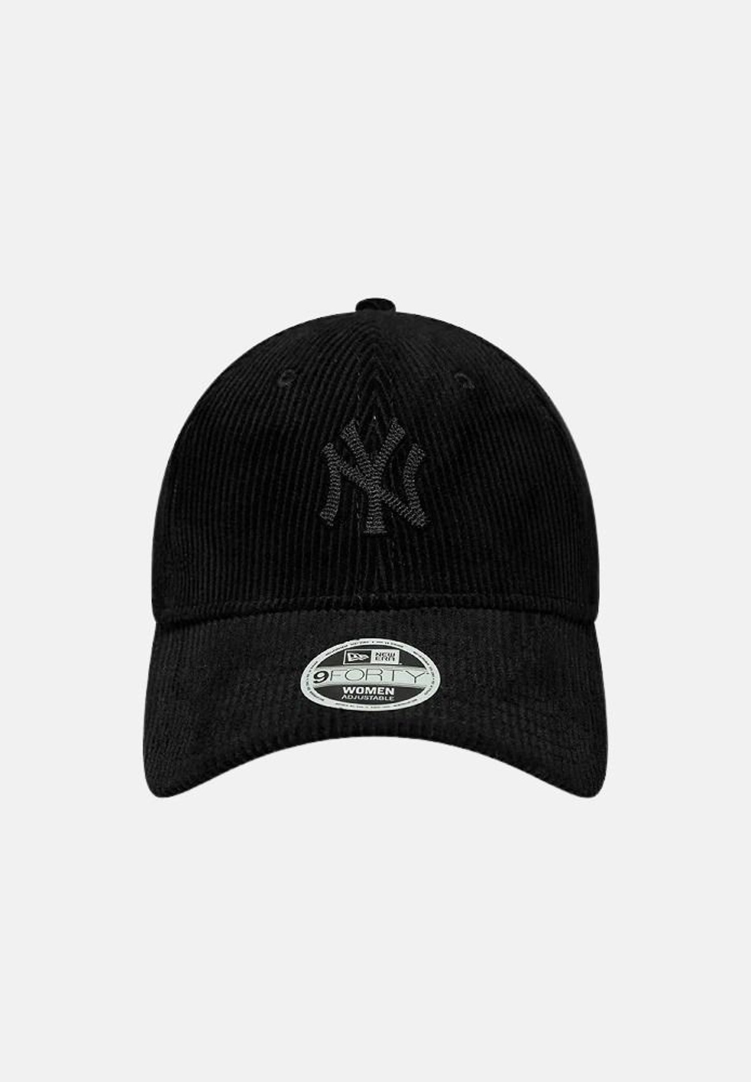 NEW ERA Cappello con visiera 9FORTY M-nero per donna con logo NY ricamato a contrasto. 60915814 . NEW ERA 