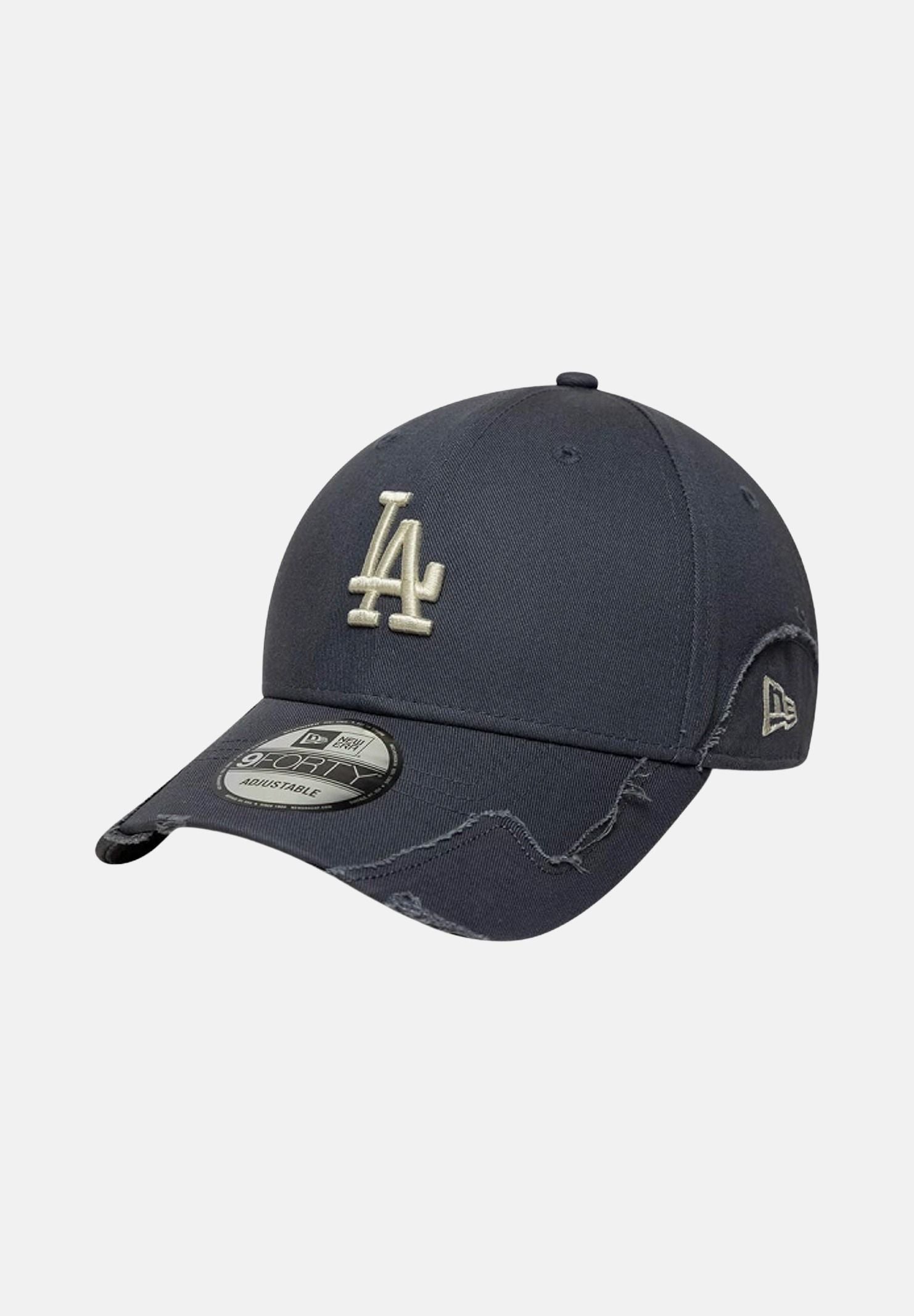 NEW ERA Cappello con visiera 9FORTY LA DODGERS grigio antracite per uomo e donna con logo LA ricamato 60915871 . NEW ERA 