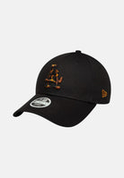 NEW ERA Cappello con visiera 9FORTY NEW YORK nero da donna con logo maculato 60915979 . NEW ERA 