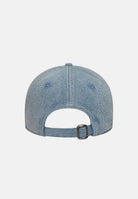 NEW ERA Cappellino 9TWENTY NEW YORK YANKEES azzurro denim per uomo e donna, effetto lavato, visiera curva e logo NY ricamato. 60960221 . NEW ERA 
