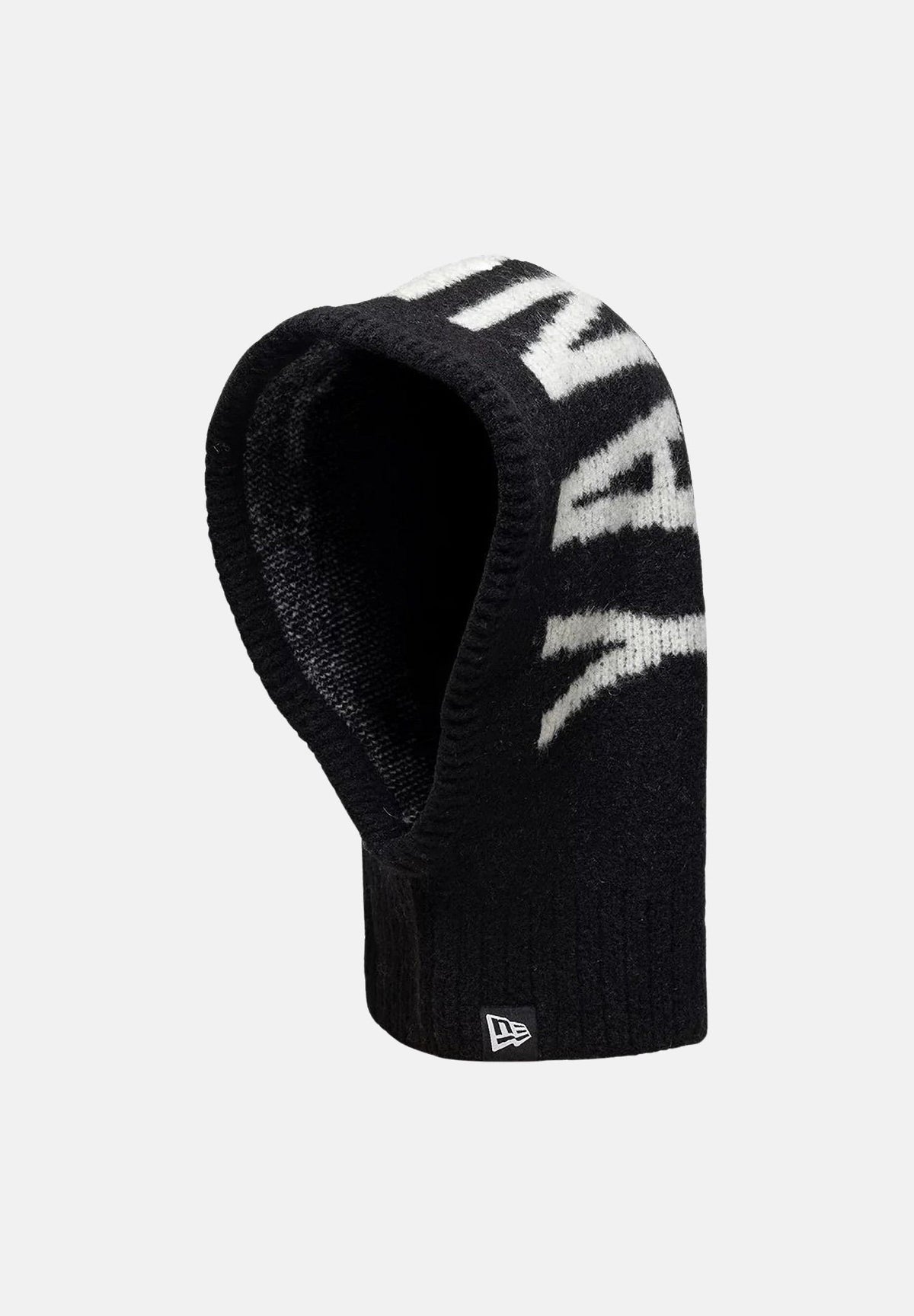 NEW ERA Balaclava  MLB SCRIPT NEW YORK YANKEES  nero per uomo e donna, in maglia con maxi scritta Yankees a contrasto.<BR/> 60960222 . NEW ERA 