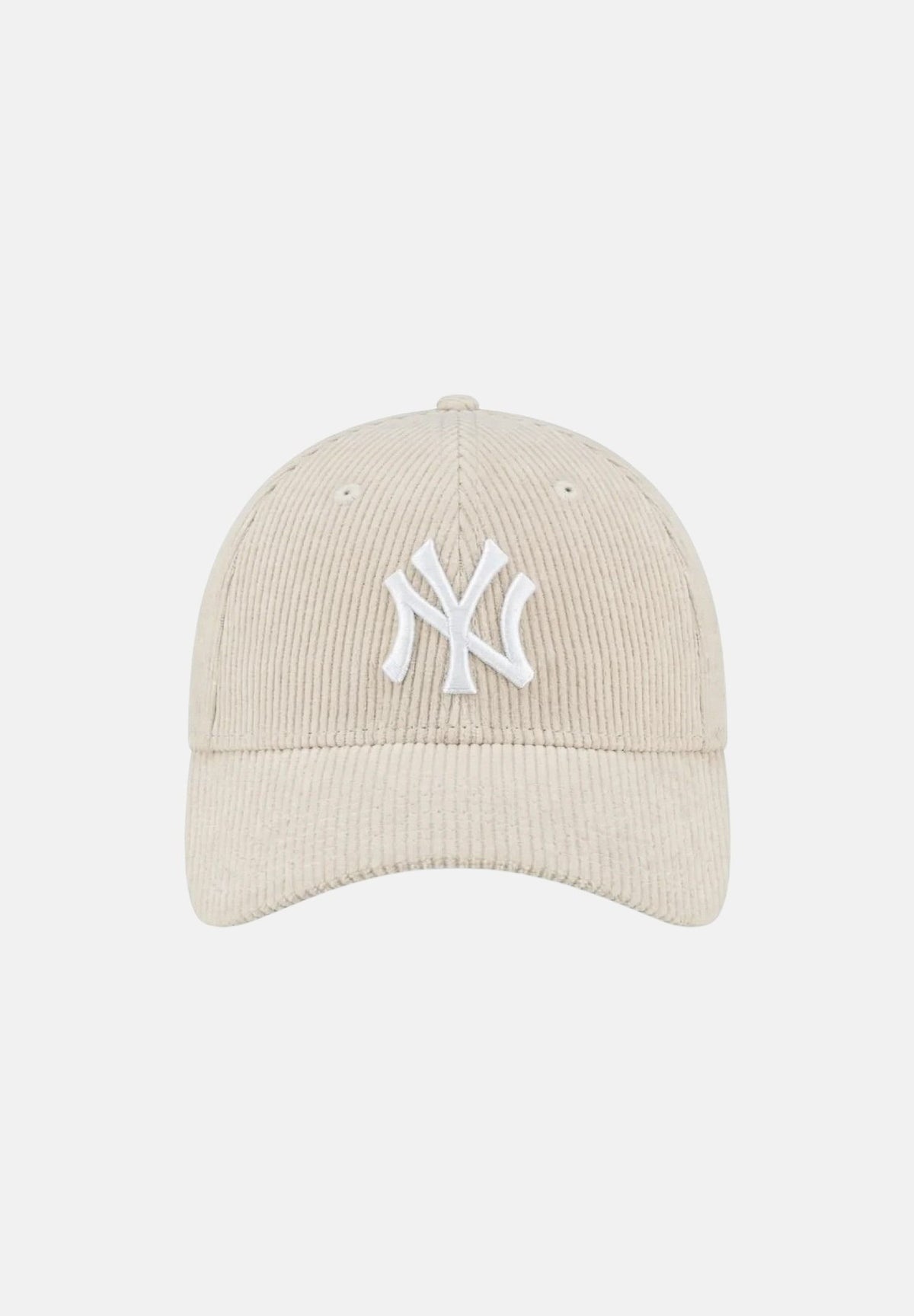 NEW ERA Cappello 9FORTY ENTRY CORD NEW YORK YANKEES Sand/White beige sabbia per uomo e donna, in velluto a coste con logo NY bianco e visiera curva. 60960307 . NEW ERA 