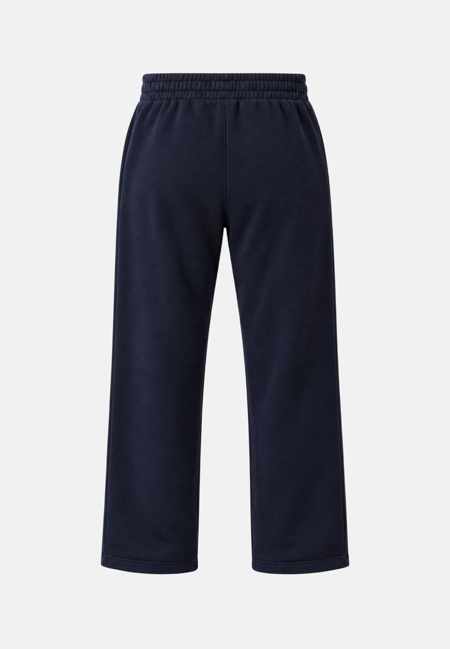 NEW ERA pantaloni STRAIGHT LEG JOGGERS blu navy da uomo e donna, in misto cotone, con coulisse, gamba dritta, tasche e loghi ricamati. 60960426 . NEW ERA 