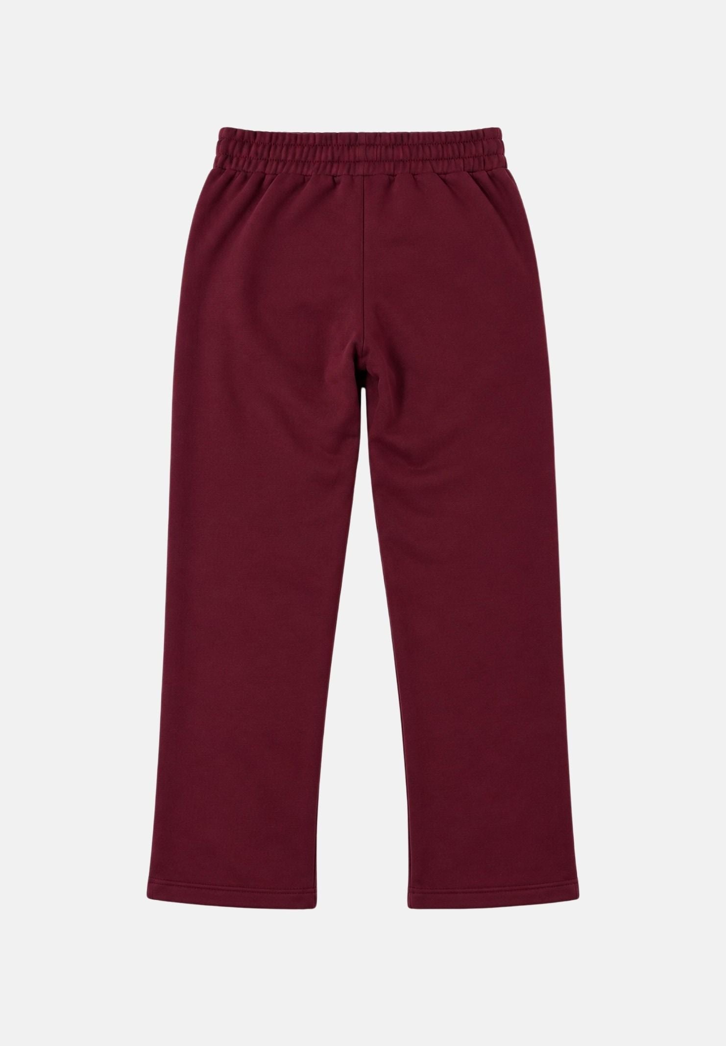 NEW ERA Pantaloni STRAIGHT LEG Maroon bordeaux uomo donna, in misto cotone, con coulisse, gamba dritta, logo Heritage Connect e tasche. 60960473 . NEW ERA 