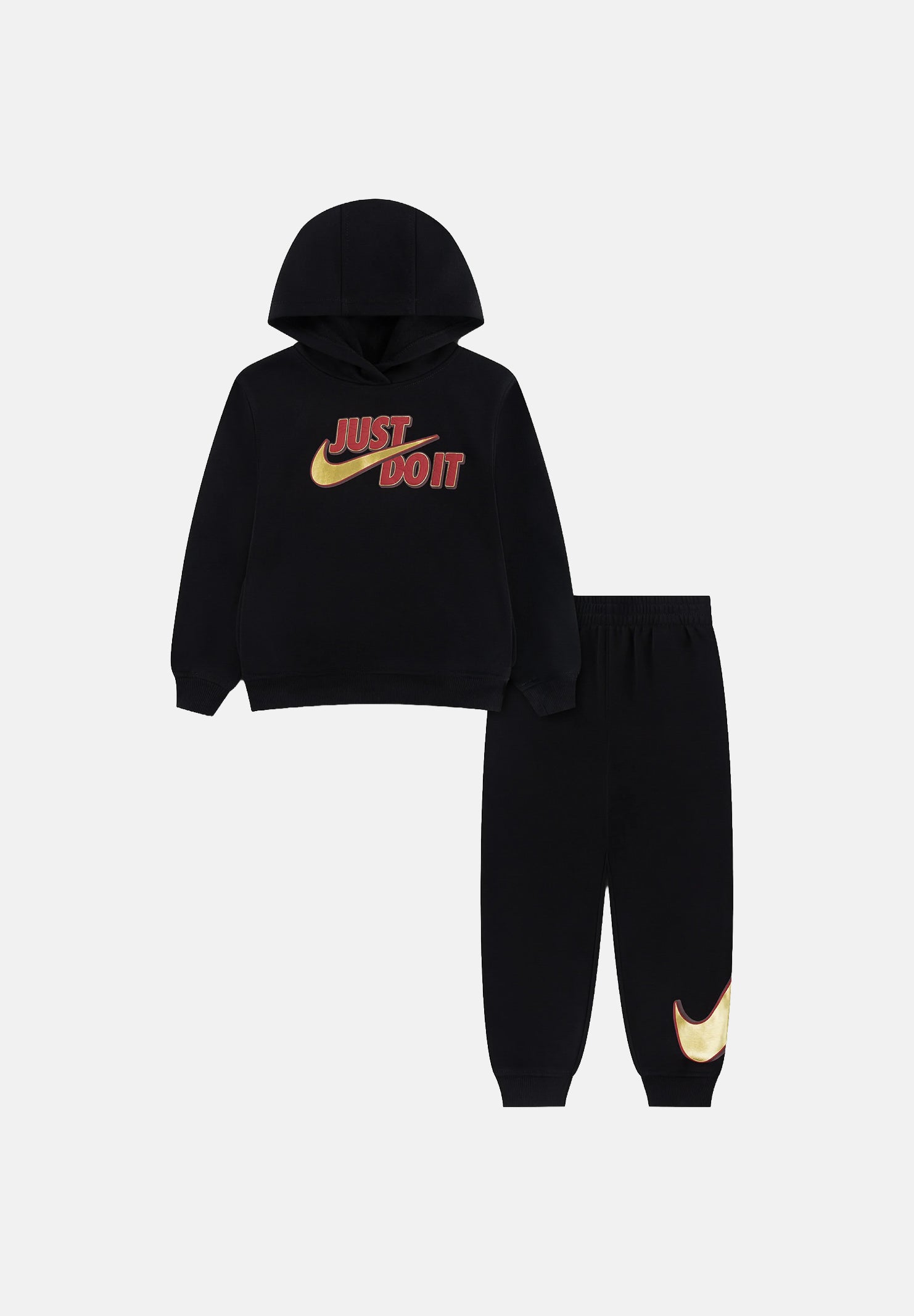 NIKE Tuta JUST DO IT 2-PIECE SET nera-multicolore da neonato 66P458 023 NIKE 