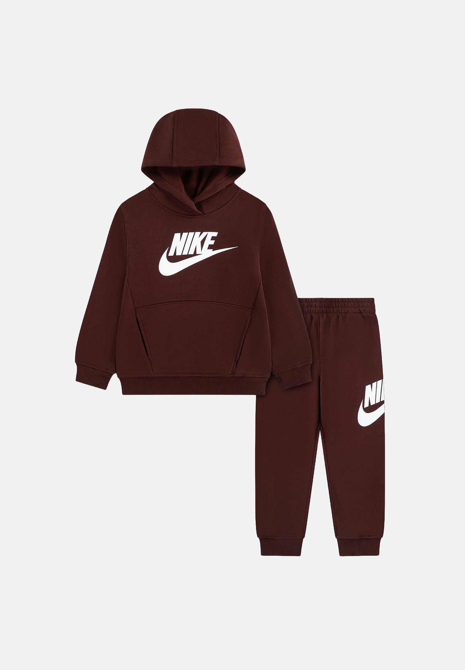 NIKE Tuta CLUB FLEECE 2-PIECE SET bordeaux scuro per bambino e bambina 86L135 X4X NIKE 