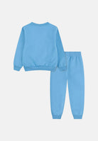 NIKE Tuta sportiva celeste per  bambino e bambina con felpa girocollo e pantaloni coordinati logati. 86M877 UR2 NIKE 