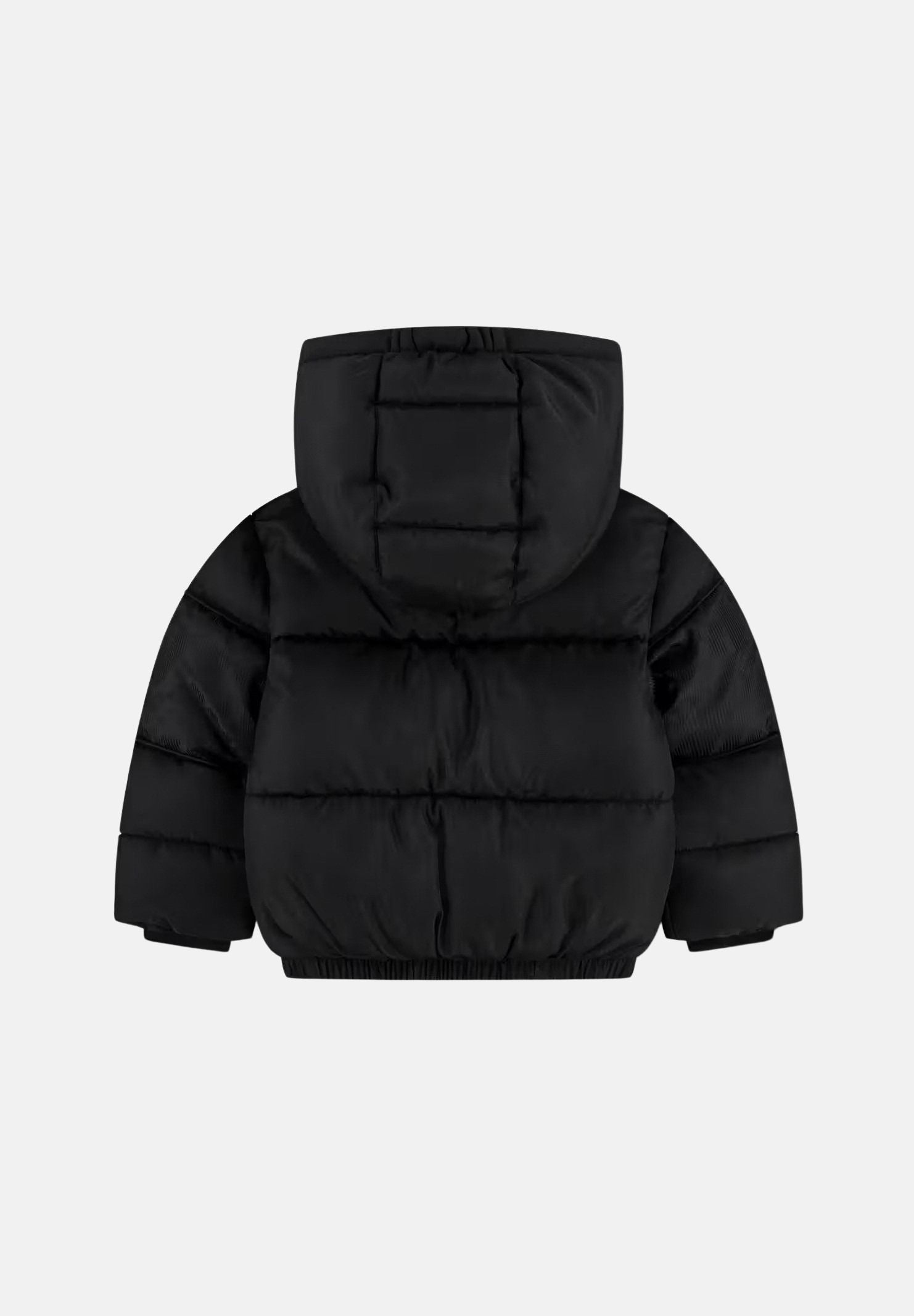 NIKE Piumino nero per  bambino e bambina con cappuccio imbottito e chiusura frontale con zip 86N976 023 NIKE 