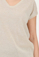ONLY T-shirt a manica corta oro da donna 15136069 GOCO ONLY 
