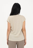 ONLY T-shirt a manica corta oro da donna 15136069 GOCO ONLY 