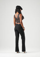 ONLY Bralette ONLLUNA nera da donna con raffinata lavorazione in pizzo floreale e filato lurex 15244888 BLSI ONLY 