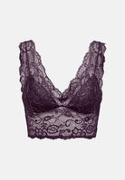 ONLY Bralette ONLLUNA viola da donna con raffinata lavorazione in pizzo floreale e filato lurex 15244888 PL ONLY 
