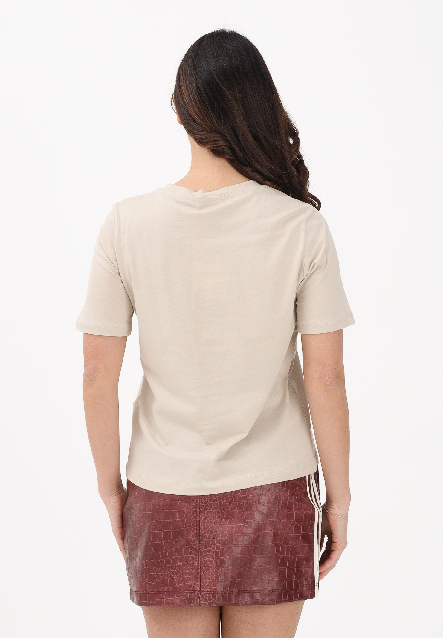 ONLY T-shirt a manica corta beige da donna 15270390 SILI ONLY 