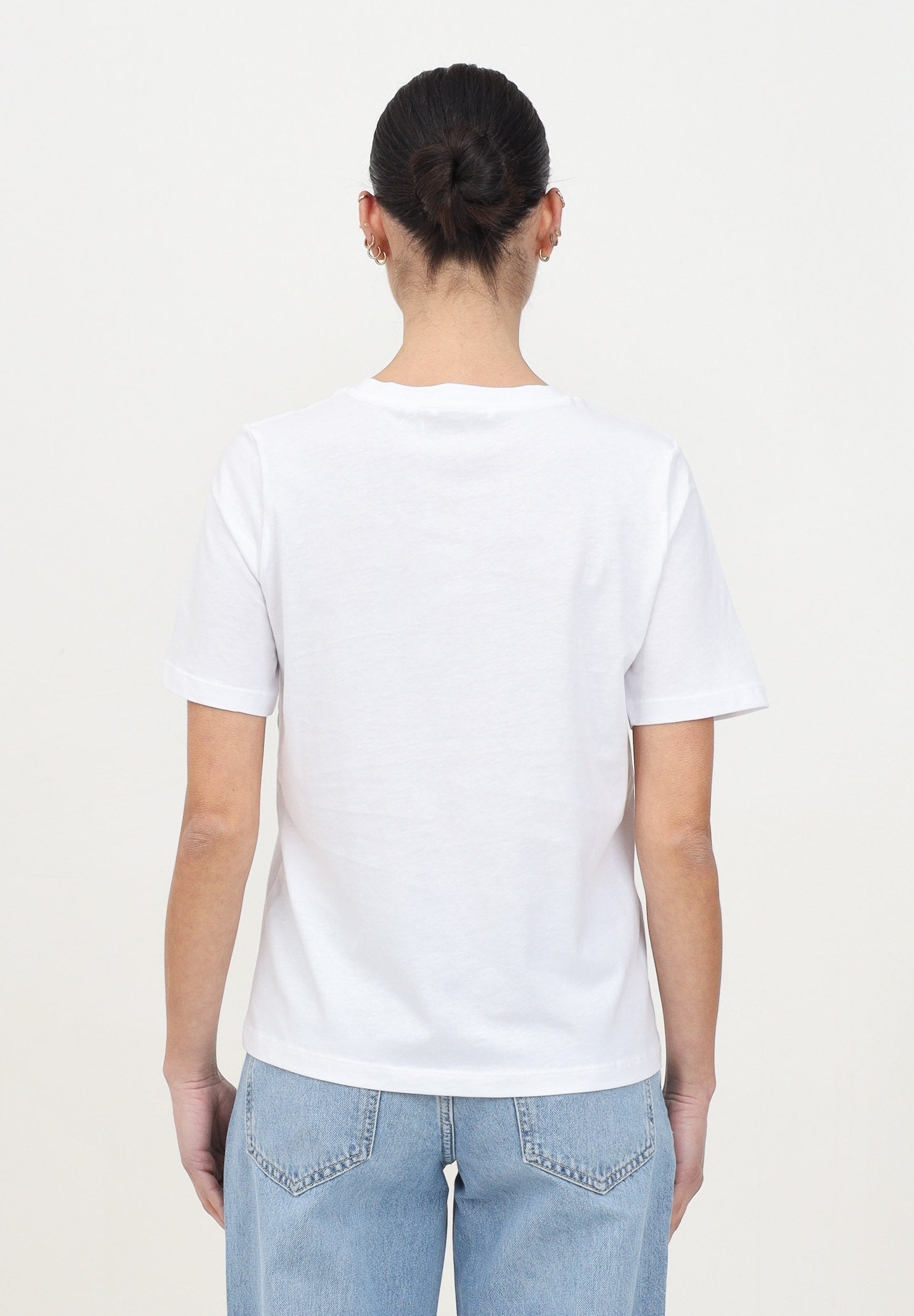 ONLY T-shirt a manica corta bianca da donna 15270390 WI ONLY 