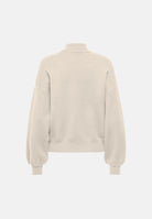 ONLY Maglia collo alto ONLENYA Birch bianco avorio da donna, in morbida maglia, con maniche lunghe, spalle scese, polsini e fondo rifiniti a costine. 15302262 BI ONLY 