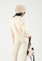 ONLY Maglione a collo alto ONLENYA HIGH NECK bianco avorio da donna 15302262 BI ONLY 
