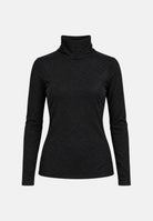 ONLY Maglia collo alto ONLAMERA GLITTER  nero da donna con lavorazione trasparente 15307661 BLDT ONLY 