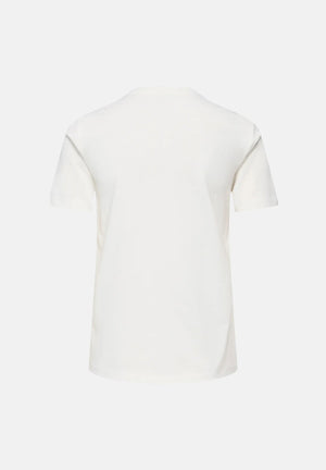ONLY T-shirt manica corta TEDDY  bianca  da donna con stampa grafica con orsetto sul petto. 15316954 CLDA ONLY 