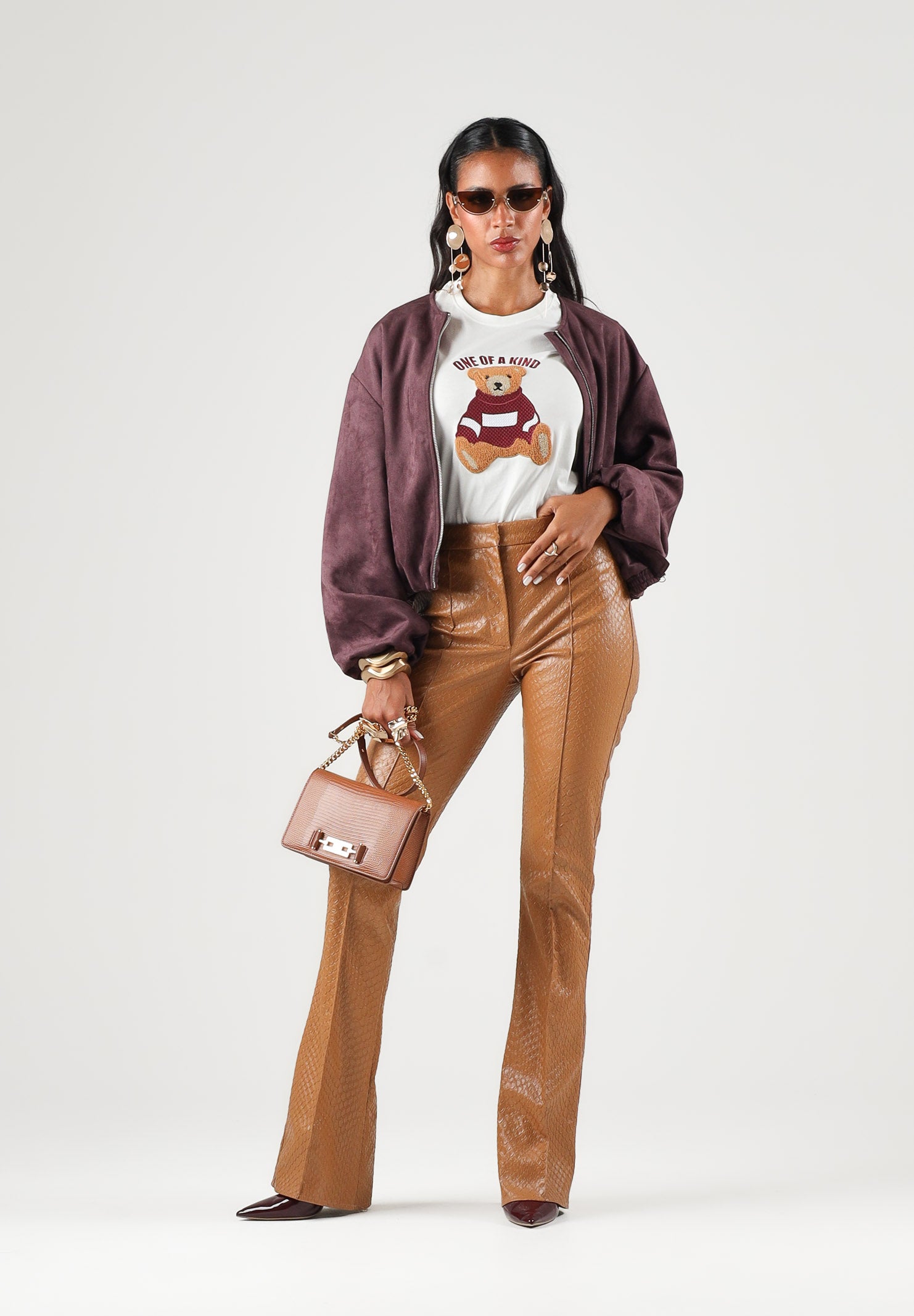 ONLY T-shirt manica corta TEDDY  bianca  da donna con stampa grafica con orsetto sul petto. 15316954 CLDA ONLY 
