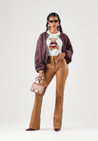 ONLY T-shirt manica corta TEDDY  bianca  da donna con stampa grafica con orsetto sul petto. 15316954 CLDA ONLY 