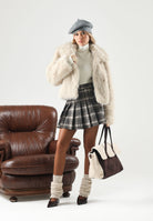 ONLY Gonna corta ONLCHELSEA SKORT nera, bianca e grigia da donna 15328841 BLWI ONLY 