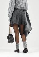 ONLY Gonna plissettata grigio scuro mélange da donna 15328841 DAGR ONLY 